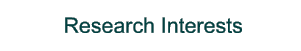 Research Interests